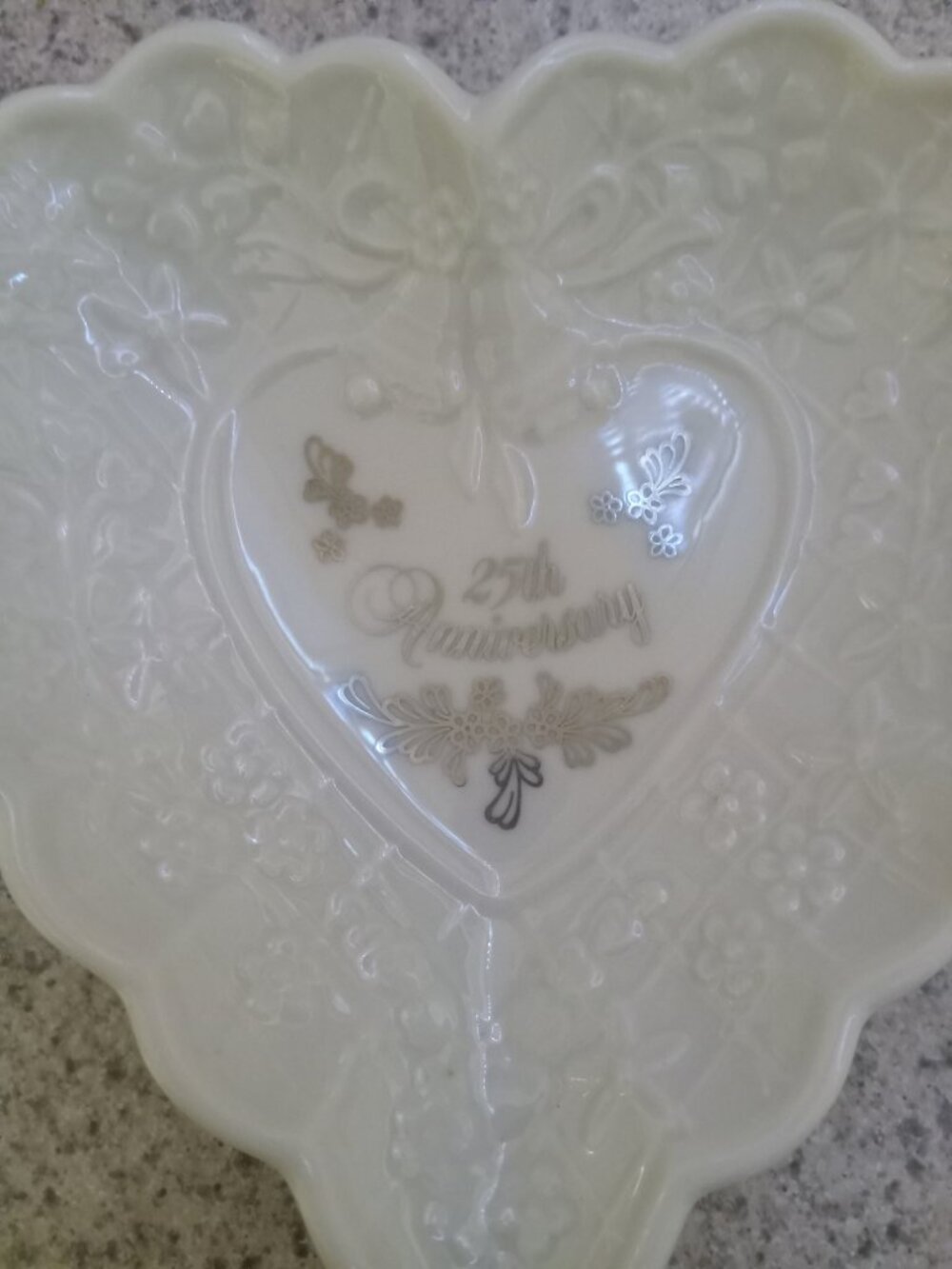 Lenox 25th Anniversary jeweler Dish Rare And Hard To Find!